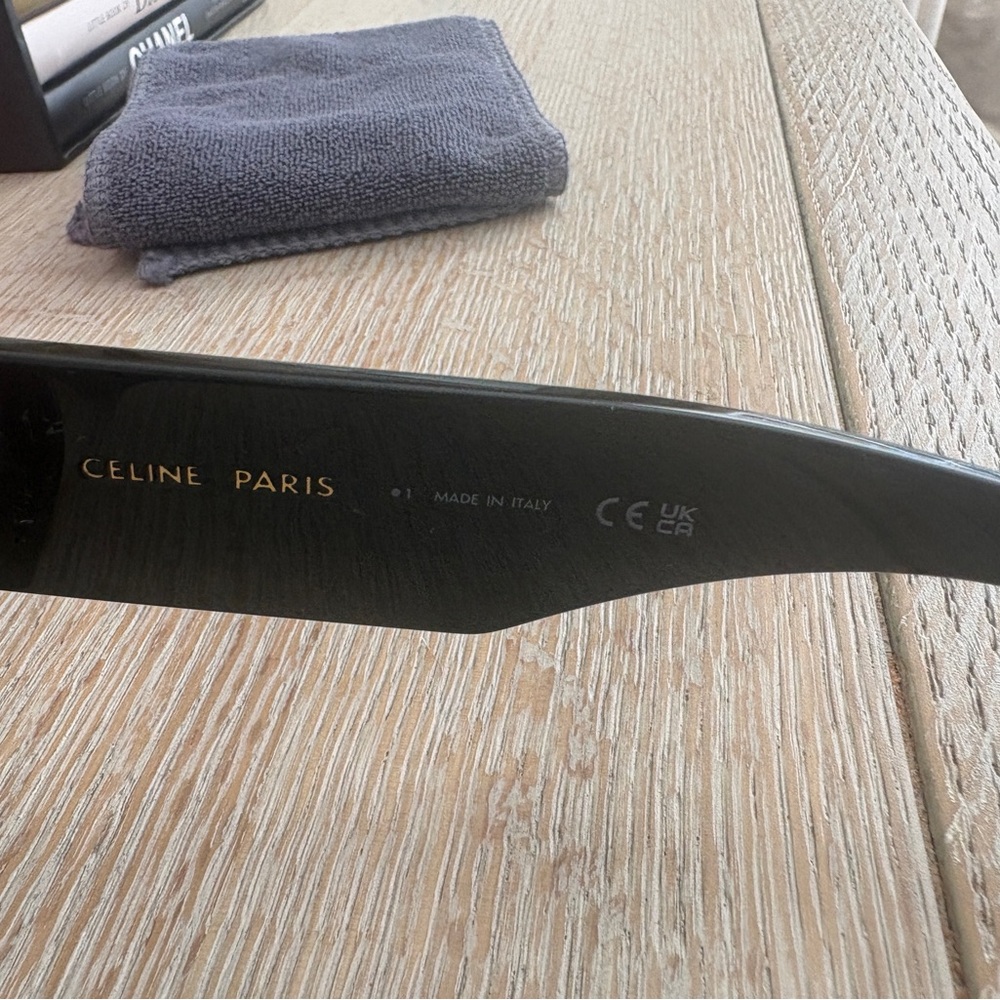 Acetate Flat Top Rectangular Sunglasses NWT - image 5